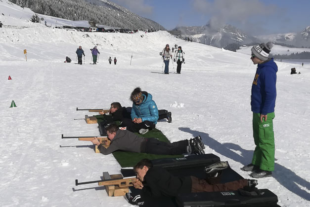 Vacances pour tous - colonies de vacances  - Les Glières - Nordic Glières : glisse et biathlon