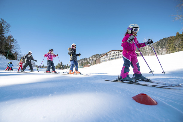 Vacances pour tous - colonies de vacances  - Xonrupt-Longemer - Ski alpin sur les pistes vosgiennes