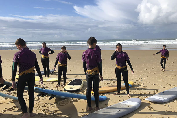 Vacances pour tous - colonies de vacances  - Taussat - Soif de surf