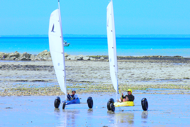 Vacances pour tous - colonies de vacances  - Gouville-sur-Mer - Du vent dans les voiles