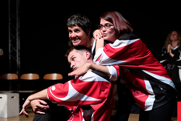 Vacances pour tous - colonies de vacances  - Murat-le-Quaire - Impro en scène