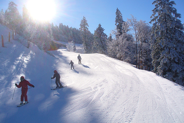 Vacances pour tous - colonies de vacances  - Autrans - Premières traces dans la neige !