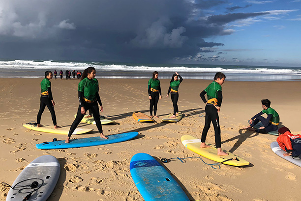 Vacances pour tous - colonies de vacances  - Taussat - Soif de surf