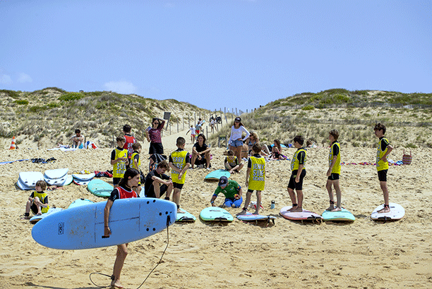 Vacances pour tous - colonies de vacances  - Seignosse/Hossegor - Surf