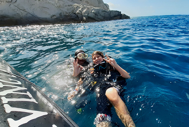 Vacances pour tous - colonies de vacances  - Corse Corte - Aventure sous-marine